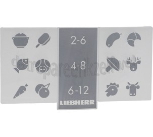 Foto van Liebherr Plaat Frontplaat vrieslade GN106620F, SGNesf307320A 