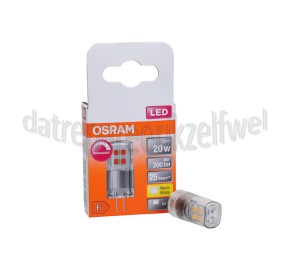 Foto van Osram Ledlamp LED SST Pin Dim CL20 G4 2,0W, 2700K, 200lm 
