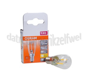 Foto van Osram Ledlamp LED Special koelkastlamp T26 E14 2,8W, 2700K, 250lm 