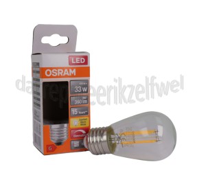 Foto van Osram Ledlamp LED Mini Edison ST45 Dim E27 4,8W, 2200K, 360lm 