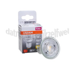 Foto van Osram Ledlamp LED Star PAR16 GU10 2,6W, 2700K, 230lm 