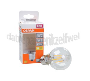 Foto van Osram Ledlamp LED Retrofit Classic A40 E27 Helder 4,0W, 2700K, 470lm 