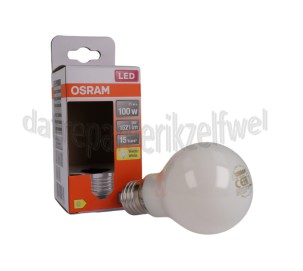 Foto van Osram Ledlamp LED Retrofit Classic A100 E27 Mat 11,0W, 2700K, 1521lm 
