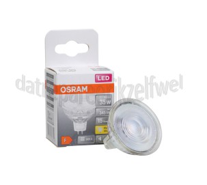 Foto van Osram Ledlamp LED Star MR16 GU5.3 3,8W GU5.3 345lm 2700K 
