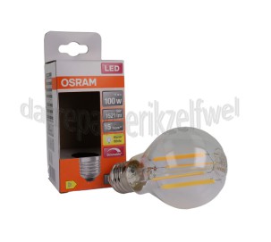 Foto van Osram Ledlamp LED Retrofit Classic A100 Dimbaar E27 Helder 11,0W, 2700K, 1521lm 