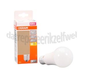 Foto van Osram Ledlamp LED Star Classic A75 E27 Mat 10,0W, 2700K, 1055lm 