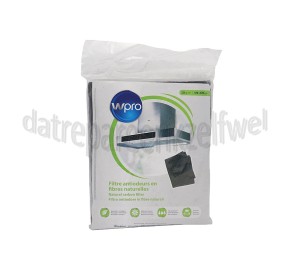 Foto van WPRO Filter Wasemkap koolstof Ecologisch Afm. 470 x 570 mm 