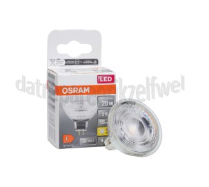 Foto van Osram Ledlamp LED Star MR16 GU5.3 2,6W GU5.3 210lm 2700K 