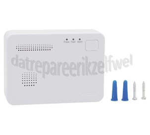Foto van Alecto Koolmonoxidemelder Koolmonoxidemelder, Wit Koolmonoxide detectie 