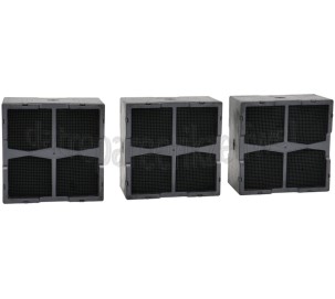 Foto van Whirlpool Filter Koolstoffilter, 3 stuks WVH92KFKIT, WVH92KFKIT1, BVH922BK 