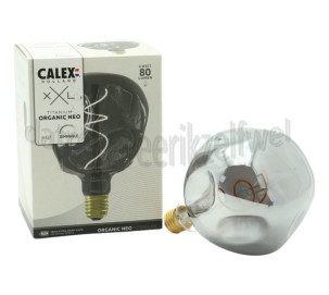 Foto van Calex Ledlamp XXL Organic Neo Titanium E27 4W 80Lm 1800K Dimbaar 