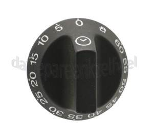 Foto van Smeg Knop Timer, zwart ALFA43, ALFA135XP 