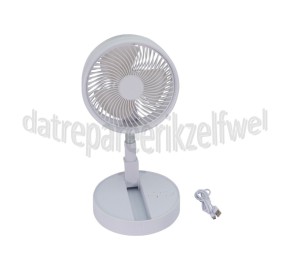 Foto van Benson Ventilator Telescopisch Oplaadbaar, Opvouwbaar 