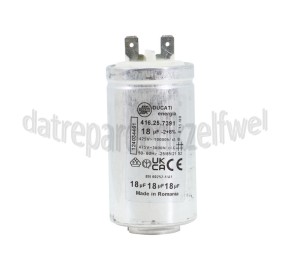 Foto van Condensator 18uF Ducati T66770IH3, T96695IH, EDH3887GNE 