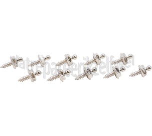 Foto van Deltafix Tourniquetsluiting Loxx zelftapper 4,2 x 10mm vernikkeld Tourniquetsluiting, en zeilringen 