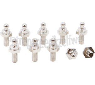 Foto van Deltafix Tourniquetsluiting Loxx bout m5 x 10mm vernikkeld Tourniquetsluiting, en zeilringen 