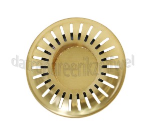 Foto van Reginox Afvoerzeef Comfort Gold Flax grote knop New York Gold Flax range 