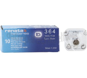 Foto van Renata Batterij knoopcell zilveroxide 1,55V Renata 364 Silver Oxide Low Drain A1 