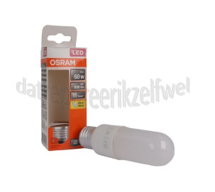 Foto van Osram Ledlamp LED Star Sticklamp 60FR Mat 8W E27 806lm 2700K 