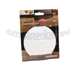 Foto van Doornado Deurstop Deurstopper Coco (Wit) elke vloer, tegen verschuiven 