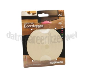 Foto van Doornado Deurstop Deurstopper Taupe elke vloer, tegen verschuiven 