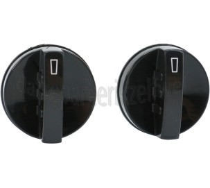 Foto van Dometic Knop 2 stuks, zwart RML8330 