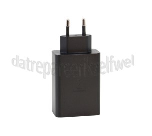 Foto van Samsung USB power adapter Power adapter trio 65W PD Zwart, USB-C x 2 USB-A 