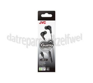 Foto van JVC Hoofdtelefoon Gumy Connect mic/remote, Black USB-C 