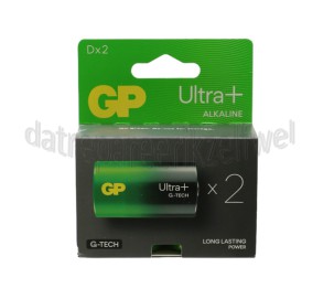 Foto van GP Batterij D LR20 1,5V Ultra Plus Alkaline 