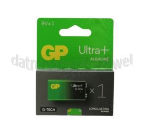 Foto van GP Batterij Blokje 9 Volt E-blok Ultra Plus Alkaline 