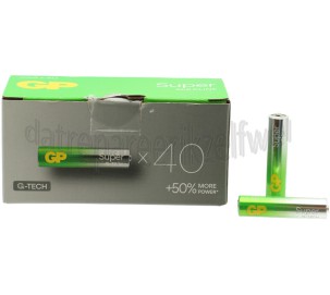Foto van GP Batterij AAA LR03 1,5V Multipack Potlood Super Alkaline 