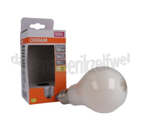 Foto van Osram Ledlamp LED Retrofit Classic A150 E27 Mat 17W, 2700K, 2452lm 