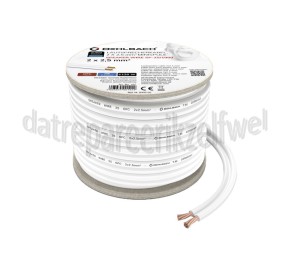 Foto van Oehlbach Luidsprekerkabel Performance 2x2,5mm Wit Rol 30 meter 