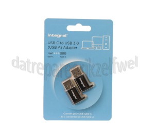 Foto van Integral Converter USB C -> USB A 3.0 Adapter USB 3.1 