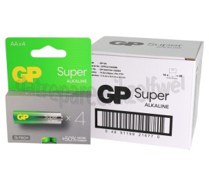 Foto van GP Batterij AA LR06 1,5V Penlite Super Alkaline 