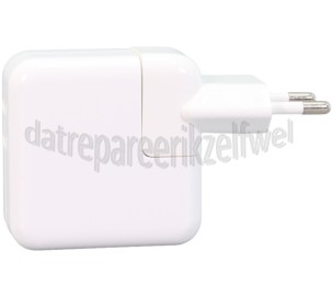 Foto van Apple Adapter 35W Dual USB-C Power Adapter iPhone, iPad, Apple Watch, Air Pods, MacBook Air 