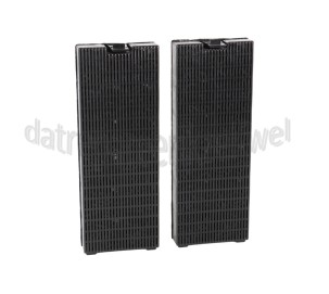 Foto van Pelgrim Filter Koolstoffilter, 2 Stuks IKR2083RVS 
