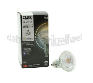Foto van Calex Ledlamp Smart LED Reflector lamp GU10 CCT 220-240V, 4,9W, 345lm, 2200-4000K 
