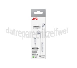 Foto van JVC Hoofdtelefoon Smartphone Earbuds, Wit USB-C 
