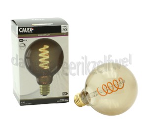 Foto van Calex Ledlamp LED Globe G95 Natural Straight Filament E27 4,0W 120lm 1800K Dimbaar 
