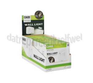 Foto van Calex Display Spot On Outdoor Motion Sensor Light 10 Lumen, 2700K 0,45Watt IP44 