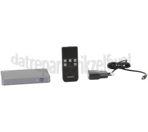 Foto van Marmitek Switchgear Connect 740 HDMI Switch 8K 8K 60Hz - 4K 120Hz - HDMI 2.1 - 4 in / 1 uit 