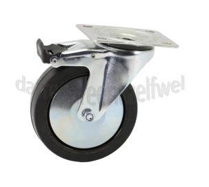 Foto van Facom Wiel 125mm met rem JET.6GM3, SP.JET7GM3R 