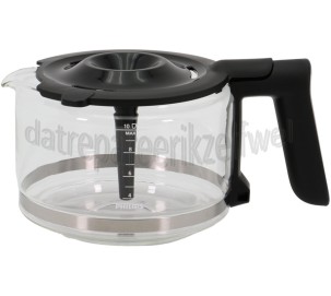 Foto van Philips Koffiekan Incl. deksel, Zwart HD7888/01, HD7900/50 