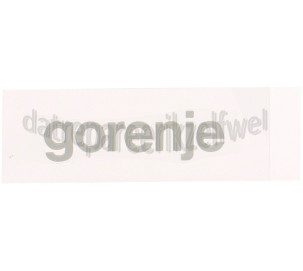 Foto van Gorenje Sticker Logo Gorenje Diverse modellen 