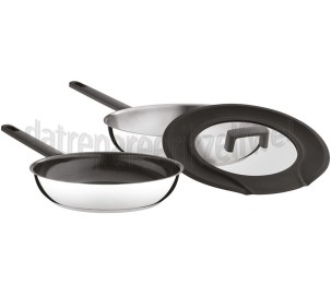 Foto van BergHOFF Set Uqonic Downdraft 3-delige Pannenset 3-Delig 