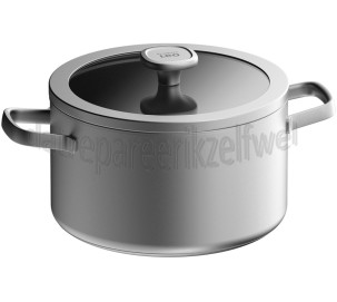 Foto van BergHOFF Pan LEO RECYCLED Kookpan, Graphite 24cm 