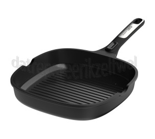Foto van BergHOFF Pan LEO RECYCLED Grillpan Antikleef, Phantom 26cm 