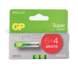 Foto van GP Batterij AAA LR03 1,5V Multipack Potlood Super Alkaline 