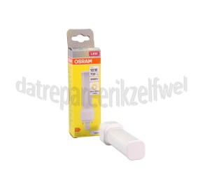 Foto van Osram Ledlamp LED Dulux D18 G24D-2 7W 700lm 3000K 